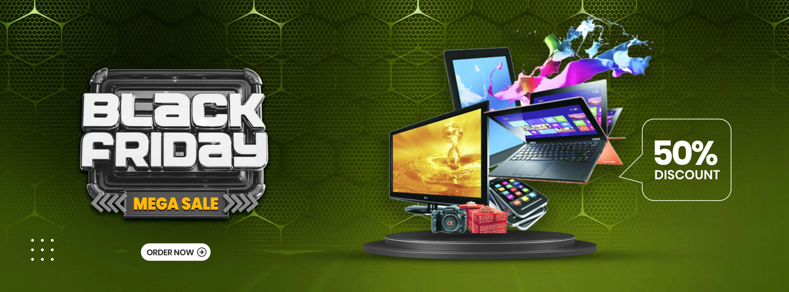 Tech world banner